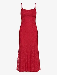 Bardot - RUBY LACE MIDI DRESS - sukienki na ramiączkach - red - 0