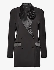 Bardot - JOELLE TUXEDO DRESS - vakarėlių drabužiai išparduotuvių kainomis - black - 0