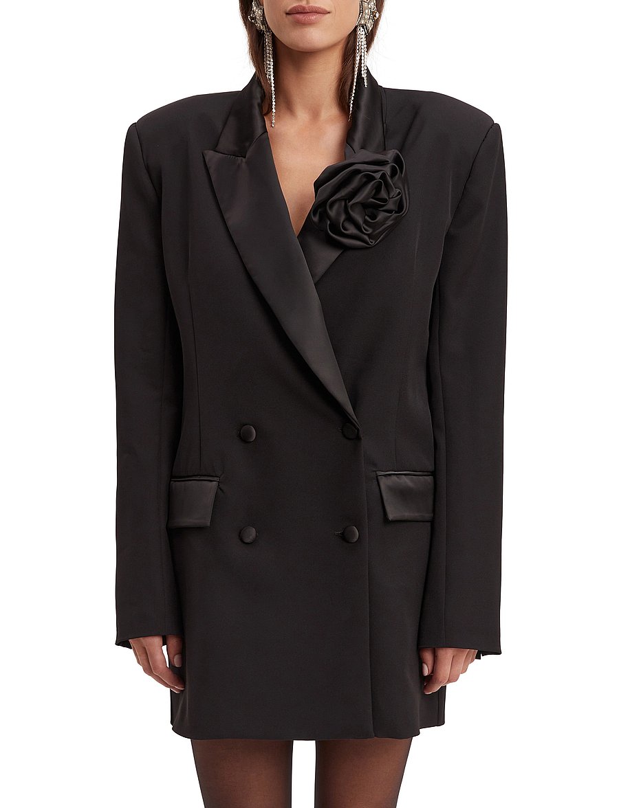 Bardot - JOELLE TUXEDO DRESS - black - 5
