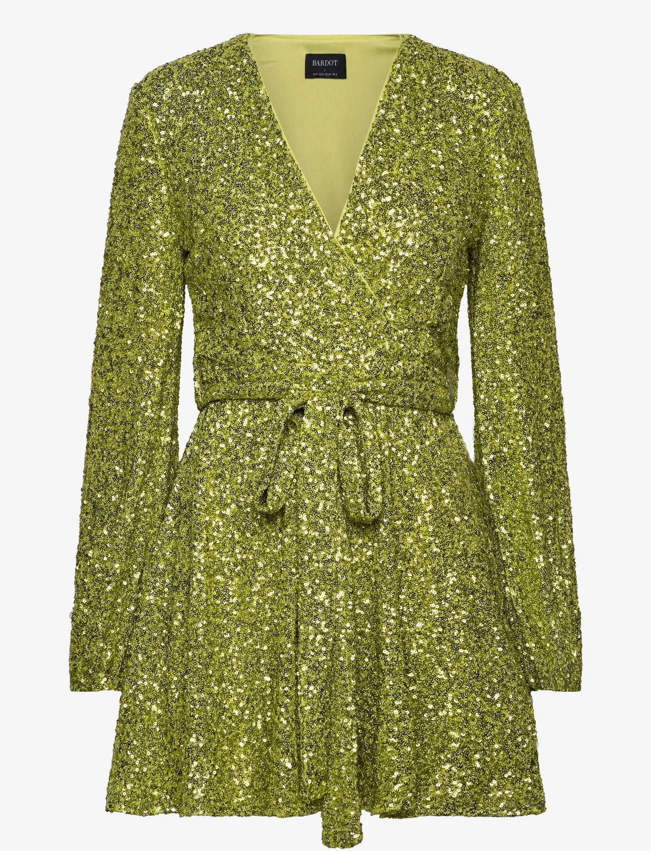 Bardot - SEQUIN BELLISSA DRESS - odzież imprezowa w cenach outletowych - lime - 0