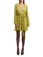 Bardot - SEQUIN BELLISSA DRESS - odzież imprezowa w cenach outletowych - lime - 3