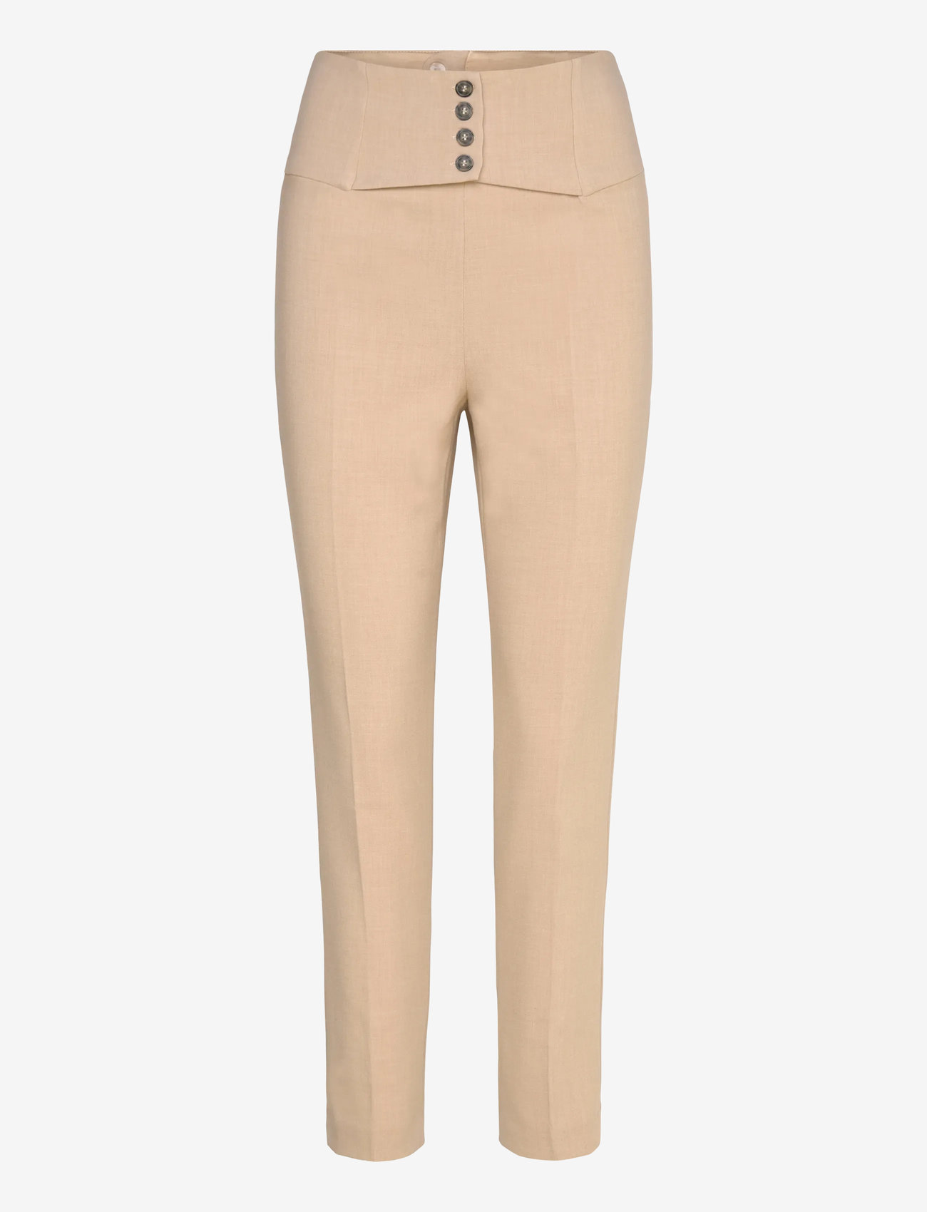 Bardot - CORSET PANT - slim fit trousers - tan - 0