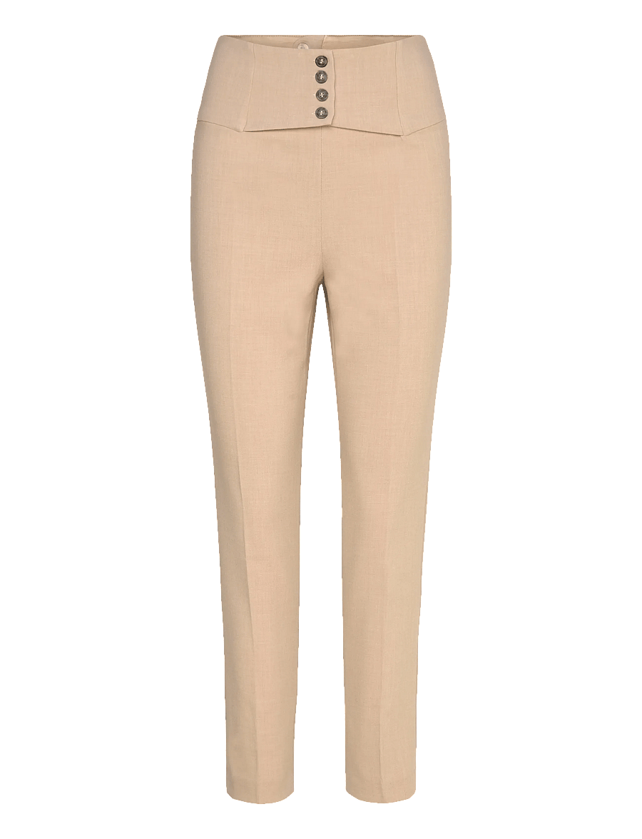 Bardot - CORSET PANT - slim fit-byxor - tan - 1