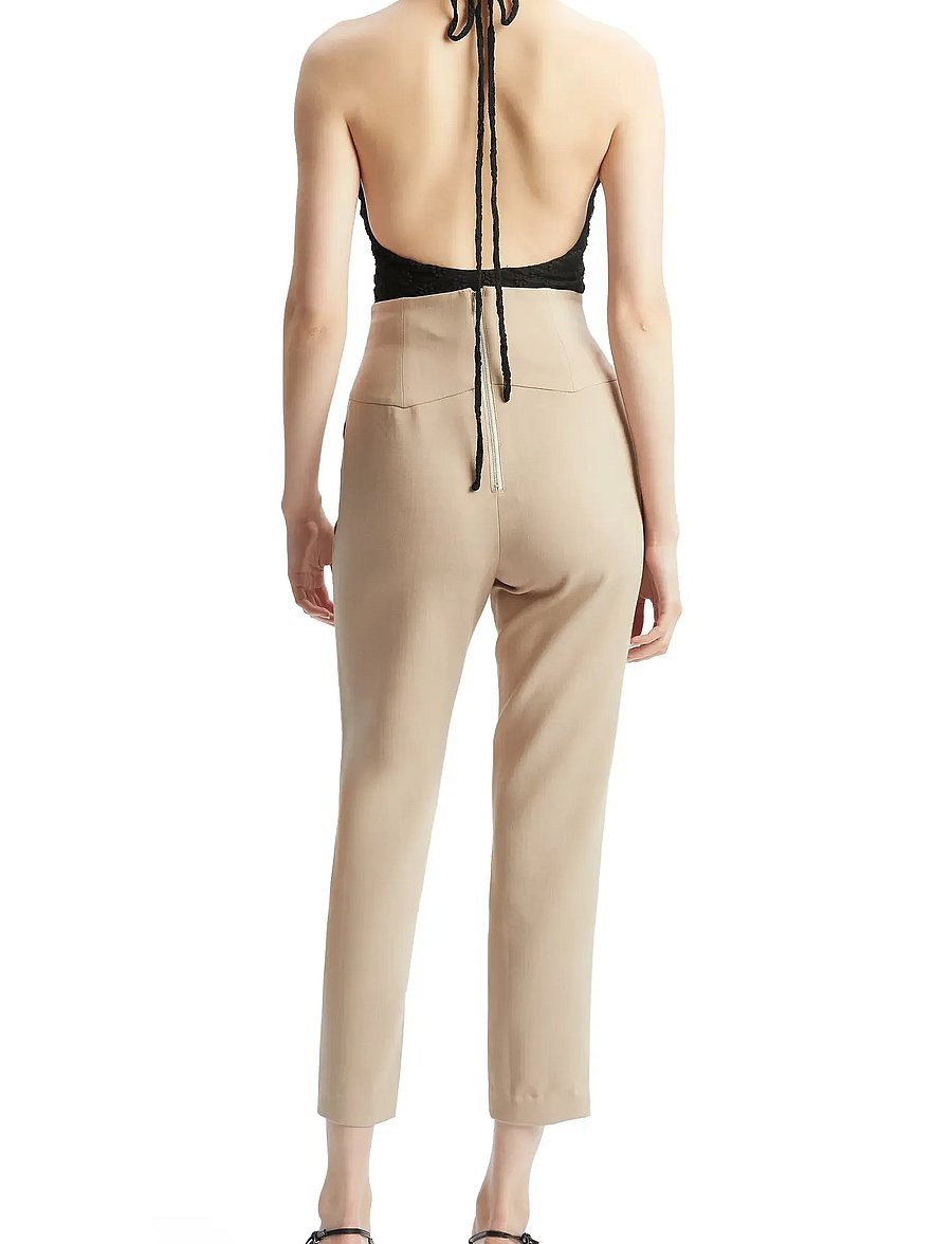 Bardot - CORSET PANT - slim fit-byxor - tan - 3
