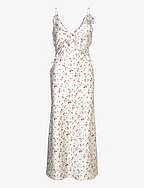 OLEA MAXI DRESS - IVORY DITSY FLORAL