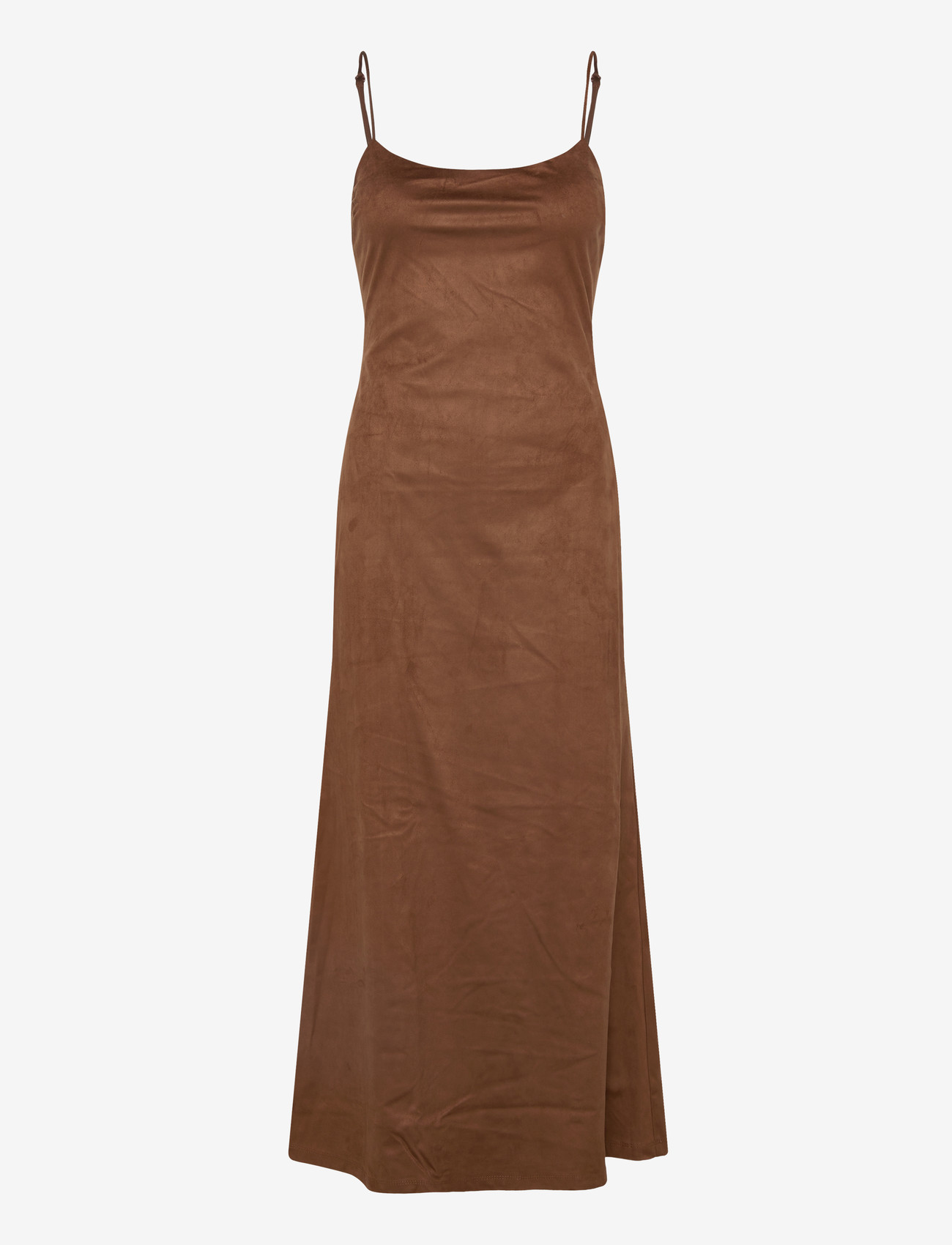 Bardot - NADIRA VEGAN SUEDE DRESS - slipklänningar - chocolate - 1