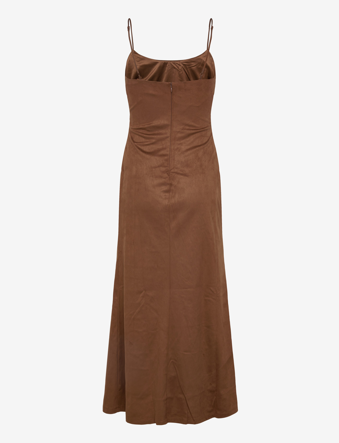 Bardot - NADIRA VEGAN SUEDE DRESS - slipklänningar - chocolate - 2