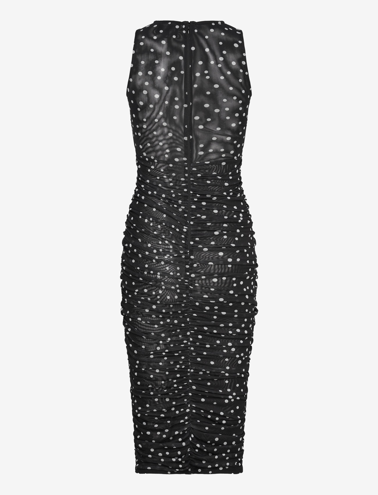 Bardot - FELICIA SPOT MESH MIDI DRESS - black spot - 2