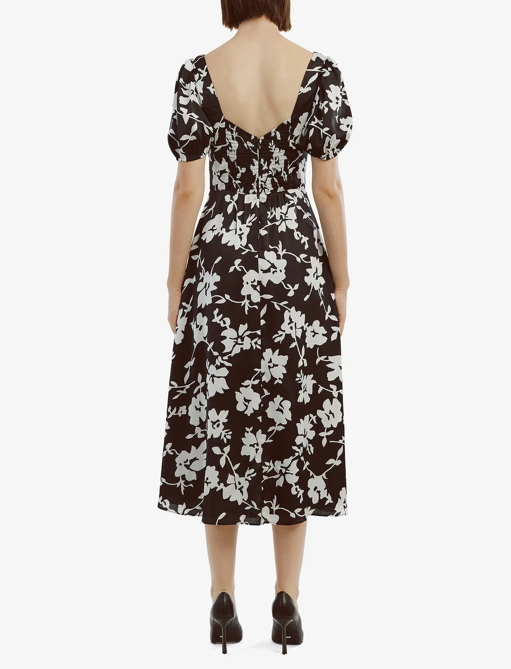 Bardot - GILLIAN MIDI DRESS - midi kjoler - blk floral - 4