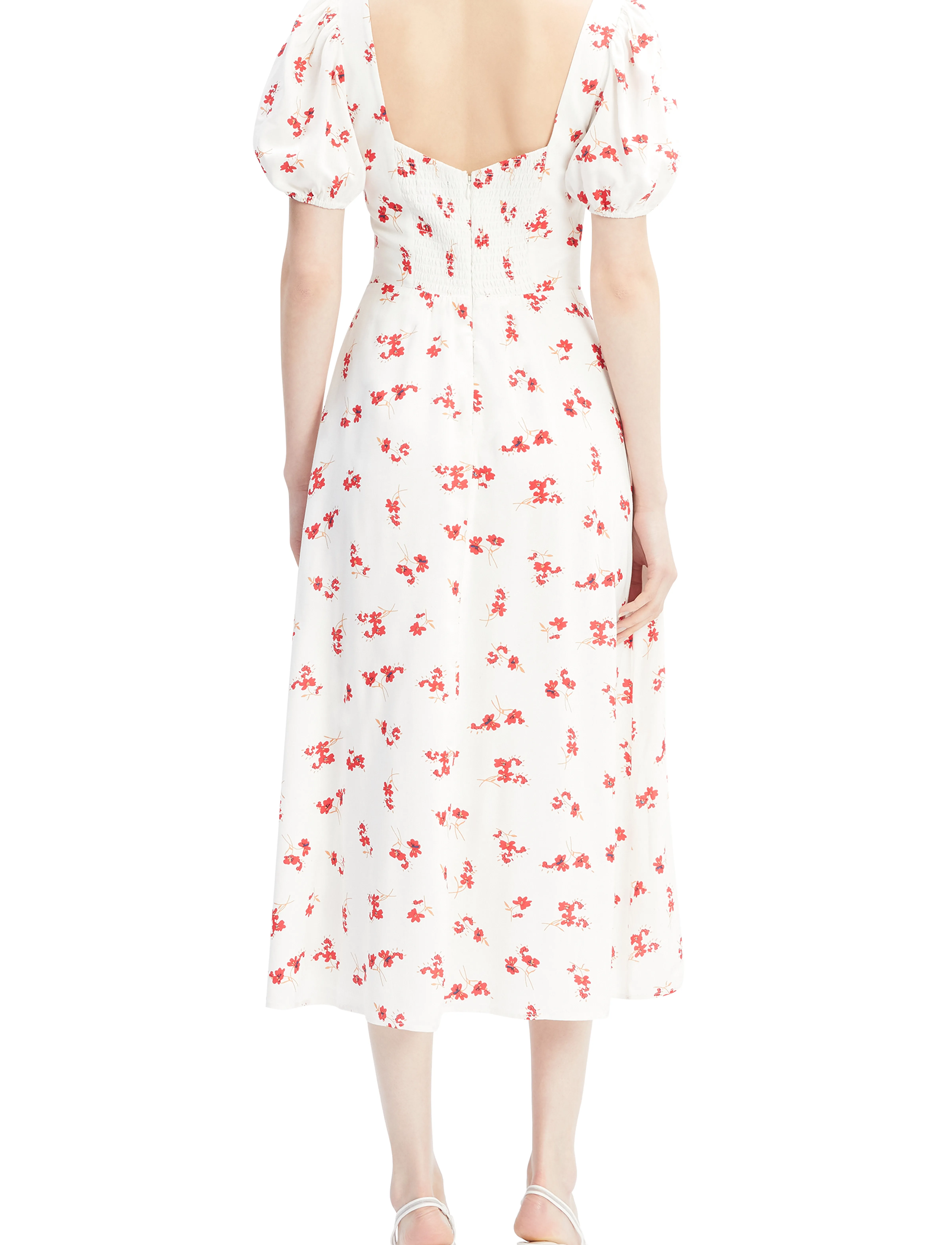 Bardot - GILLIAN MIDI DRESS - konfirmation - summer white floral - 4