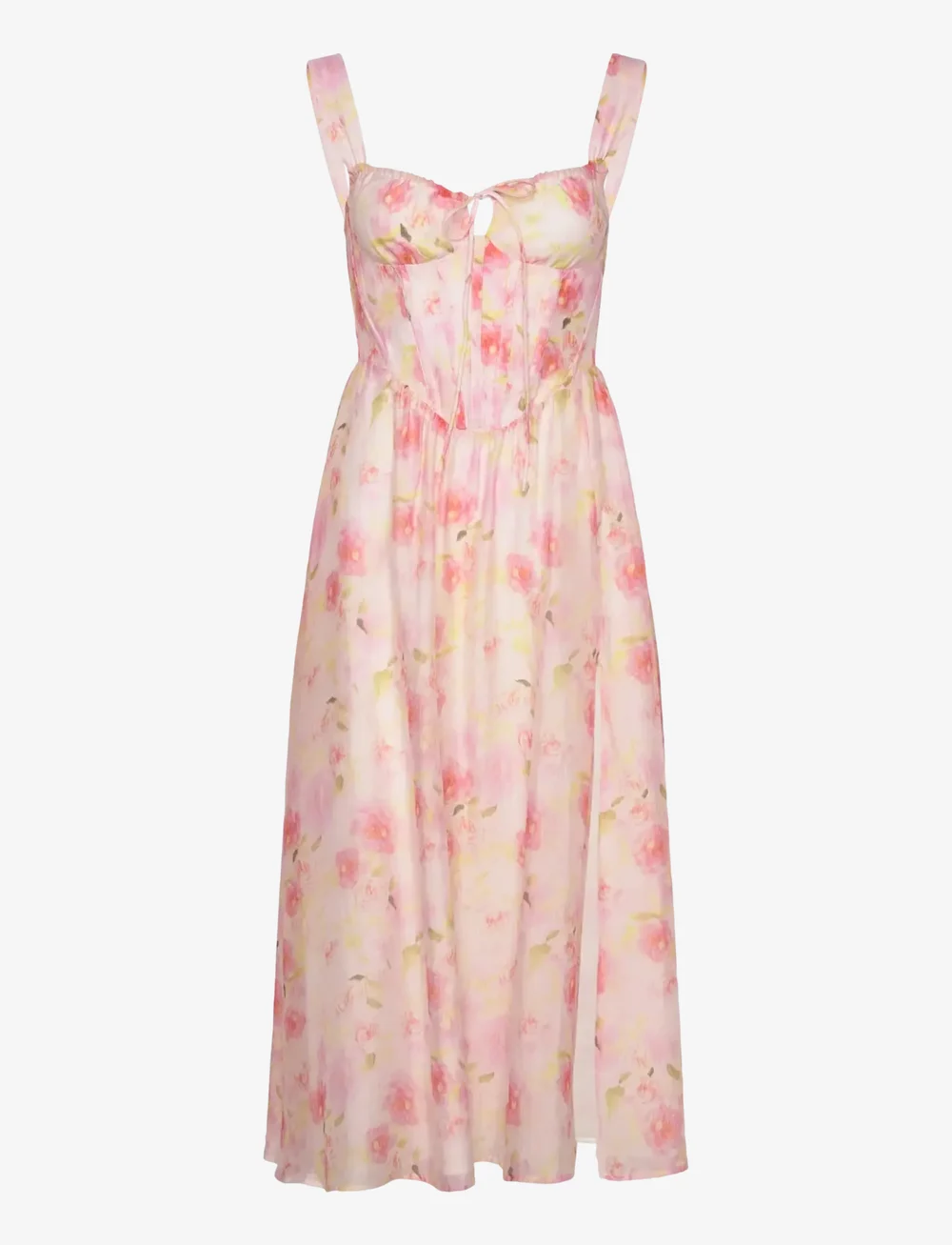 Bardot - ESRA PRINTED MIDI DRESS - sommerkleider - pink floral - 0