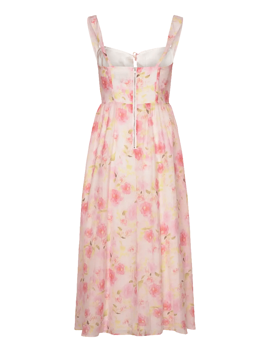 Bardot - ESRA PRINTED MIDI DRESS - sommerkleider - pink floral - 1