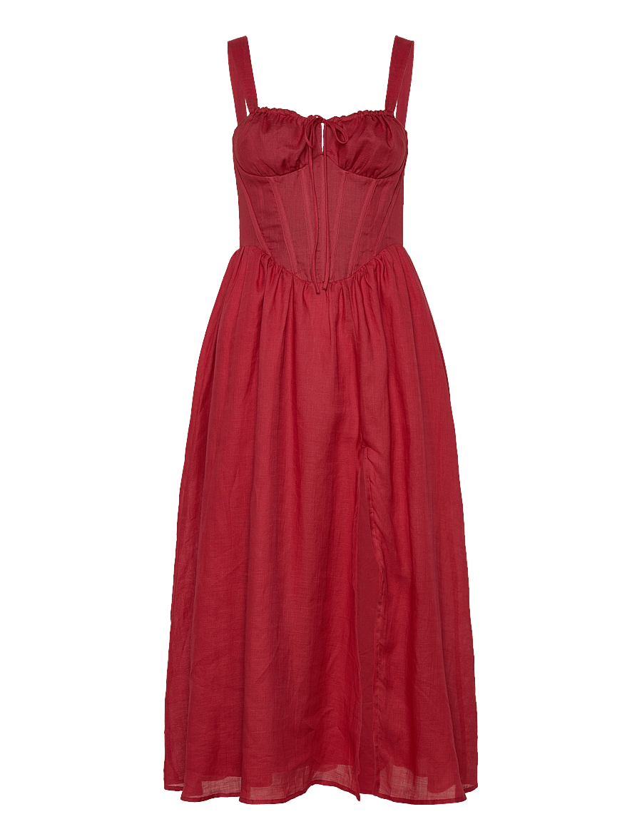 Bardot - ESRA MIDI DRESS - partykleider - fire red - 1