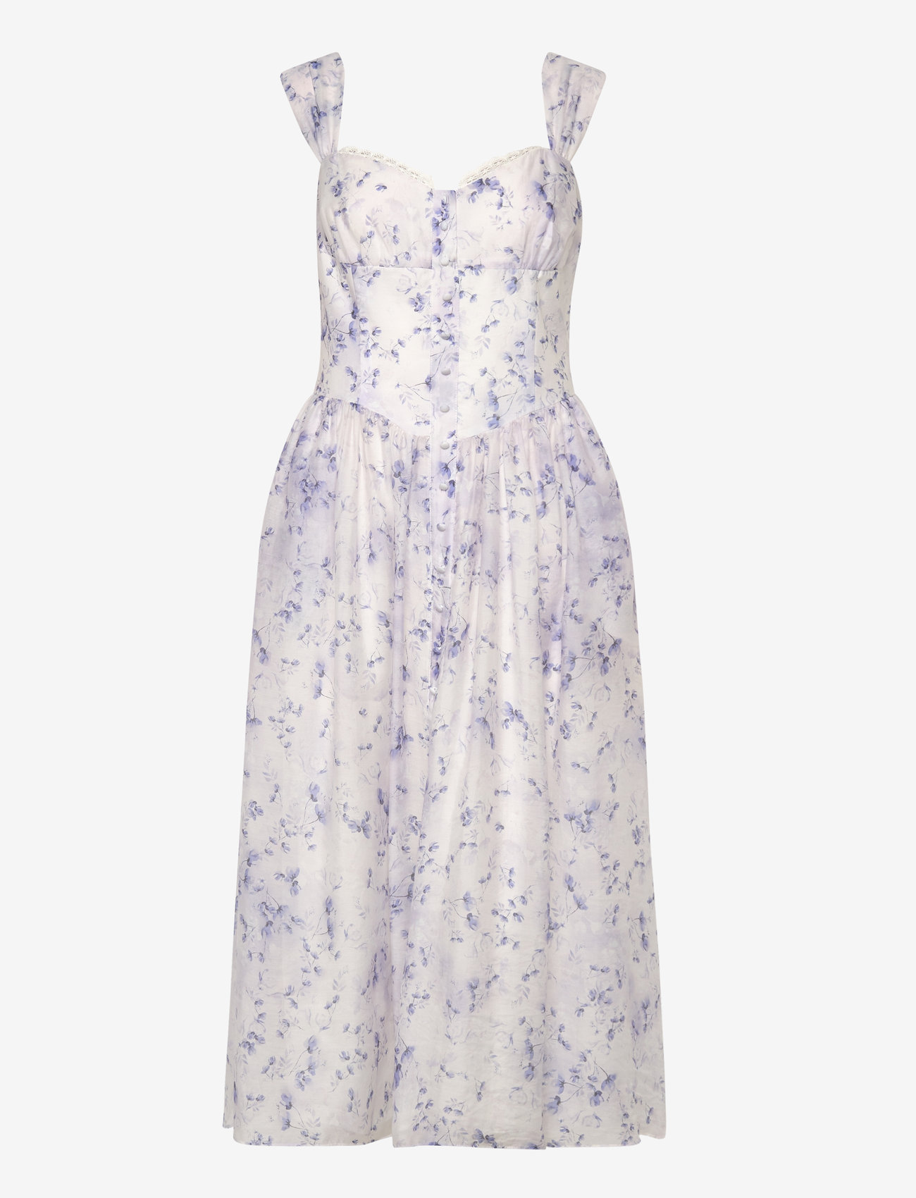 Bardot - MALEA MIDI DRESS - konfirmation - blu grd fl - 1