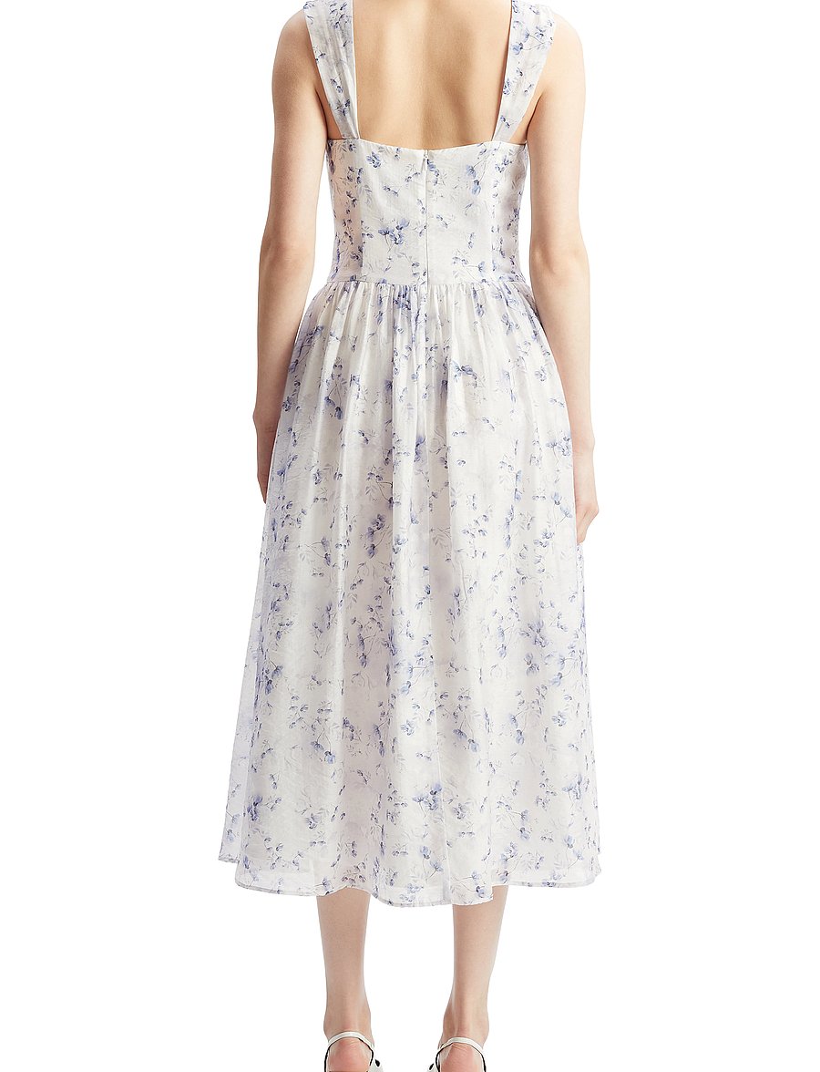 Bardot - MALEA MIDI DRESS - konfirmation - blu grd fl - 4
