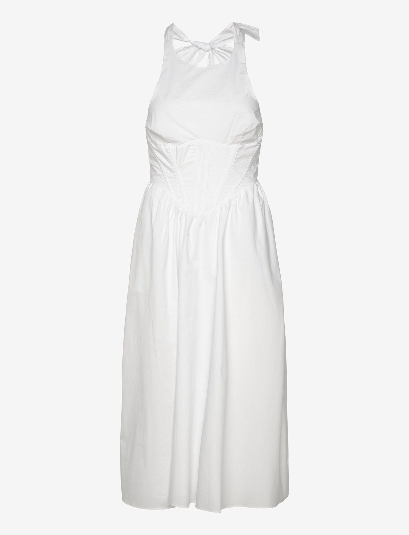 white christmas dresses Kylen Poplin Midi Dress