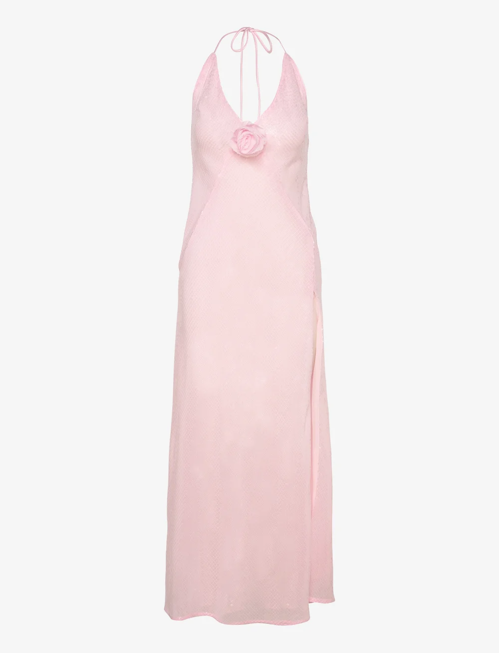Bardot - ARADIA SEQUIN HALTER DRESS - paillettenkleider - light pink - 1