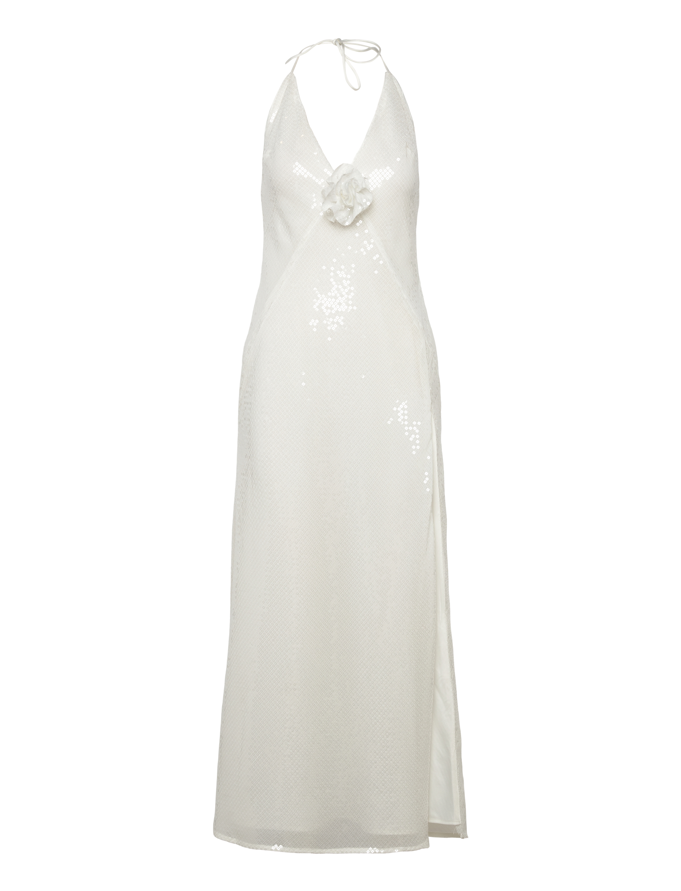 Bardot ARADIA SEQUIN HALTER DRESS - Kleidung - ORCHID WHT / white