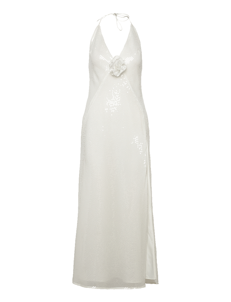 bardot aradia sequin halter slip dress Amazon.com: BARDOT Women's Aradia Sequin Halter Dress, Orchid Wht, 4 : Clothing, Shoes & Jewelry