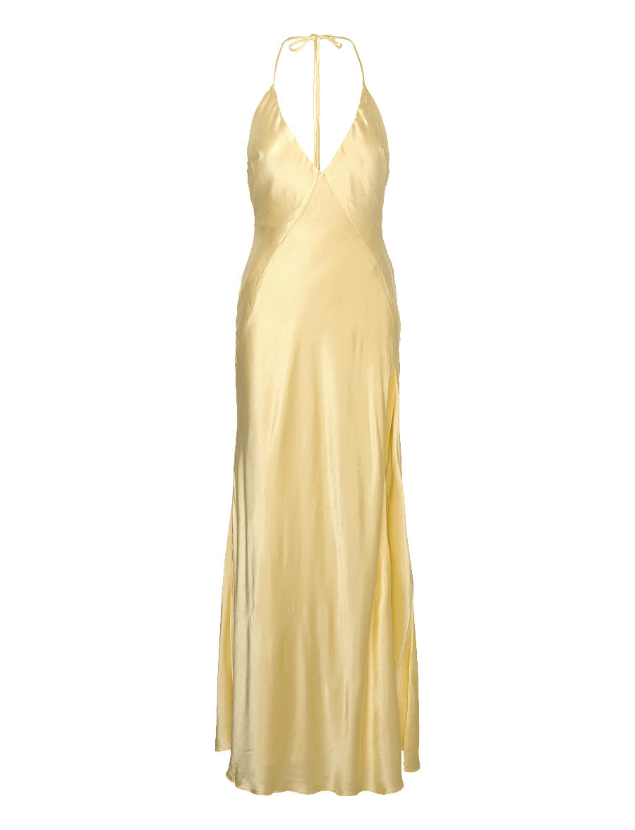 Bardot - YVE HALTER DRESS - abendkleider - canary ylw - 1