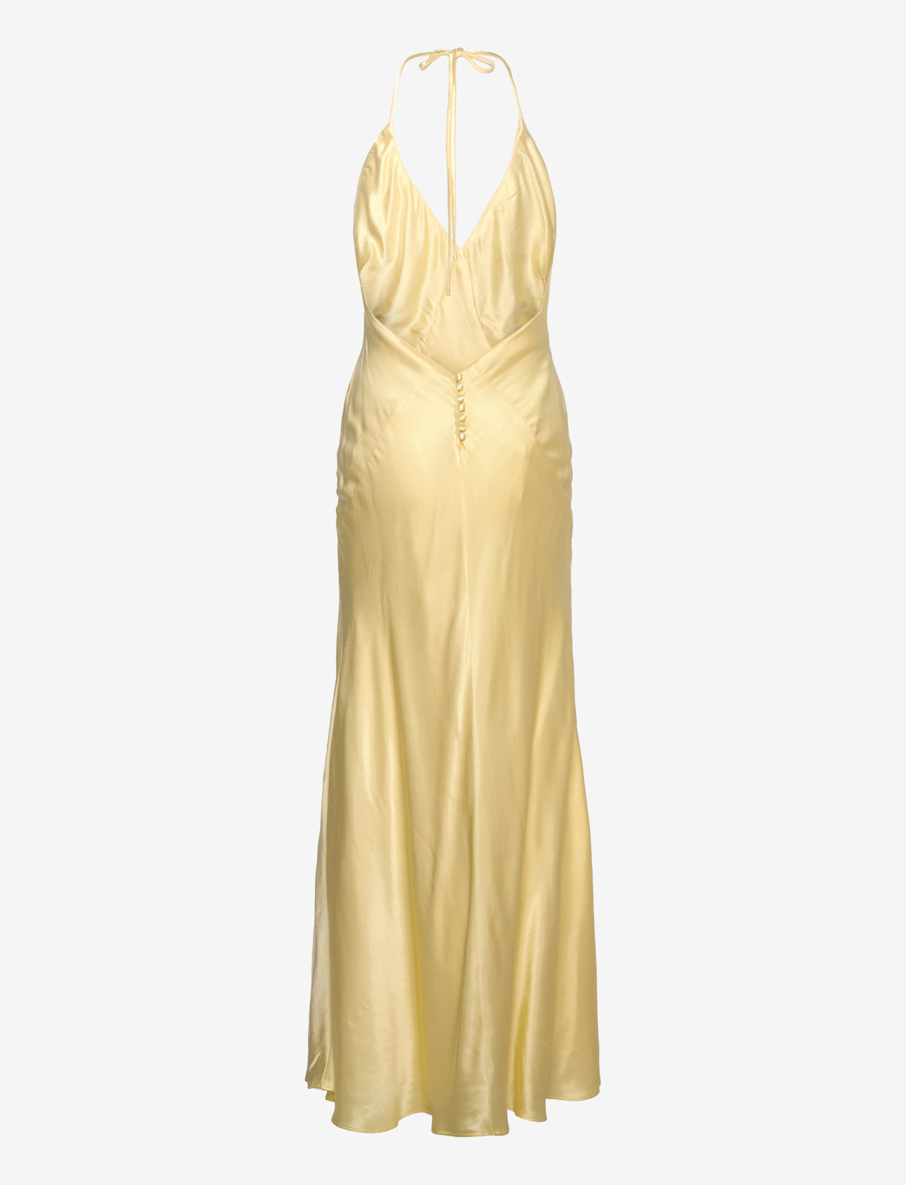 Bardot - YVE HALTER DRESS - aftonklänningar - canary ylw - 2