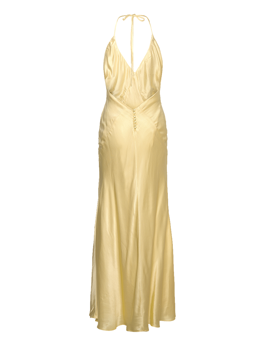 Bardot - YVE HALTER DRESS - abendkleider - canary ylw - 2