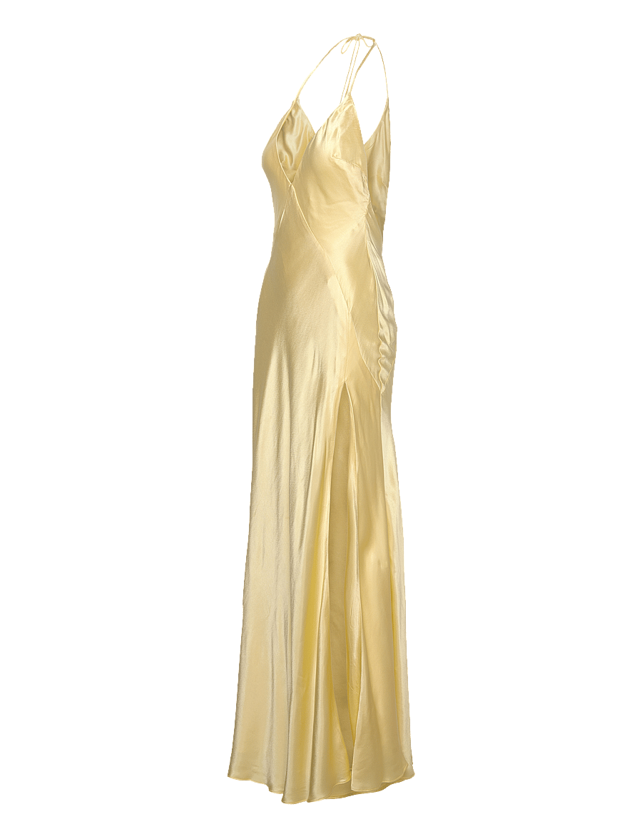 Bardot - YVE HALTER DRESS - abendkleider - canary ylw - 3