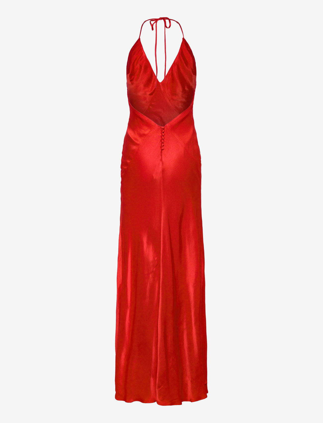 Bardot - YVE HALTER DRESS - aftonklänningar - fire red - 2