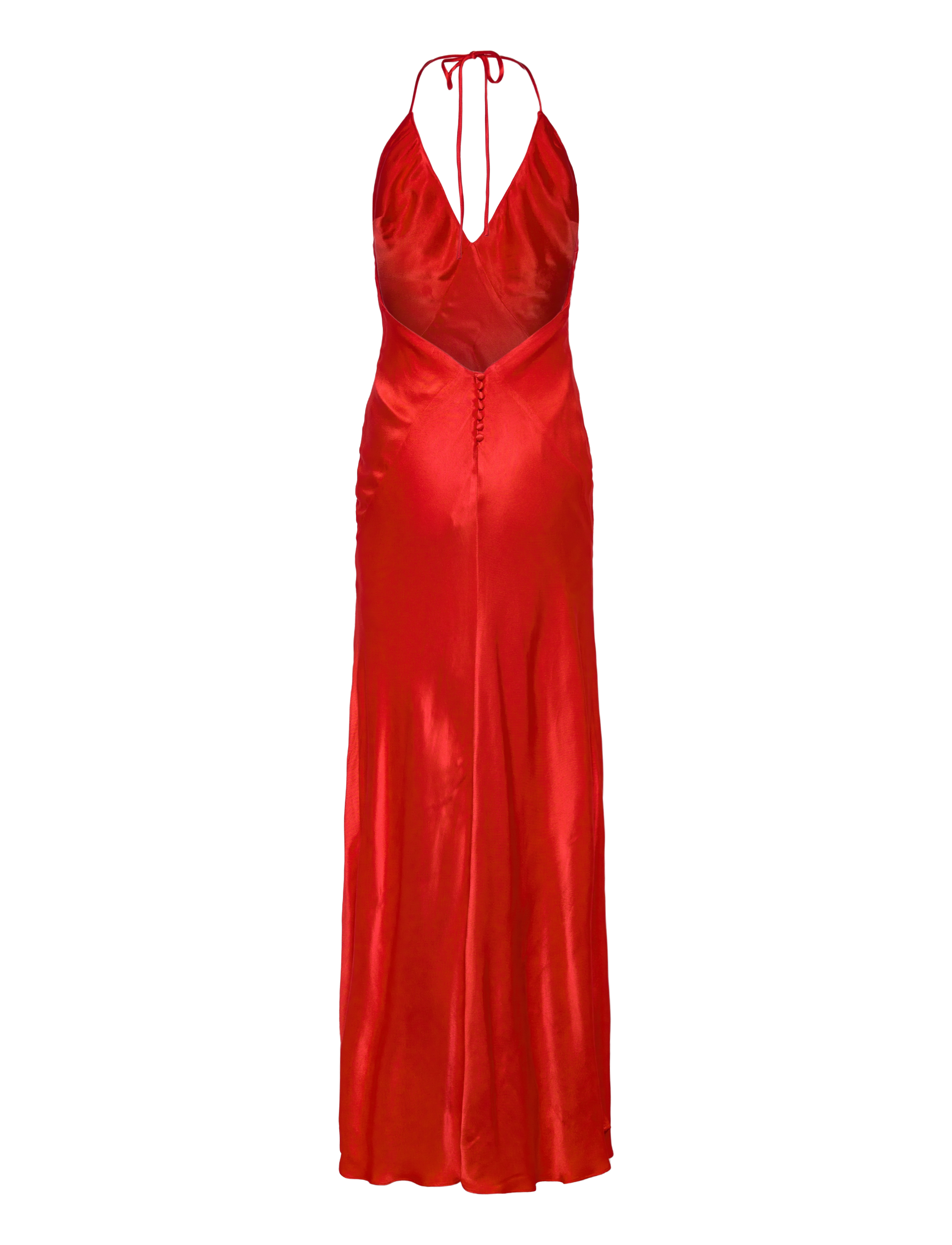 Bardot - YVE HALTER DRESS - Õhtukleidid - fire red - 2
