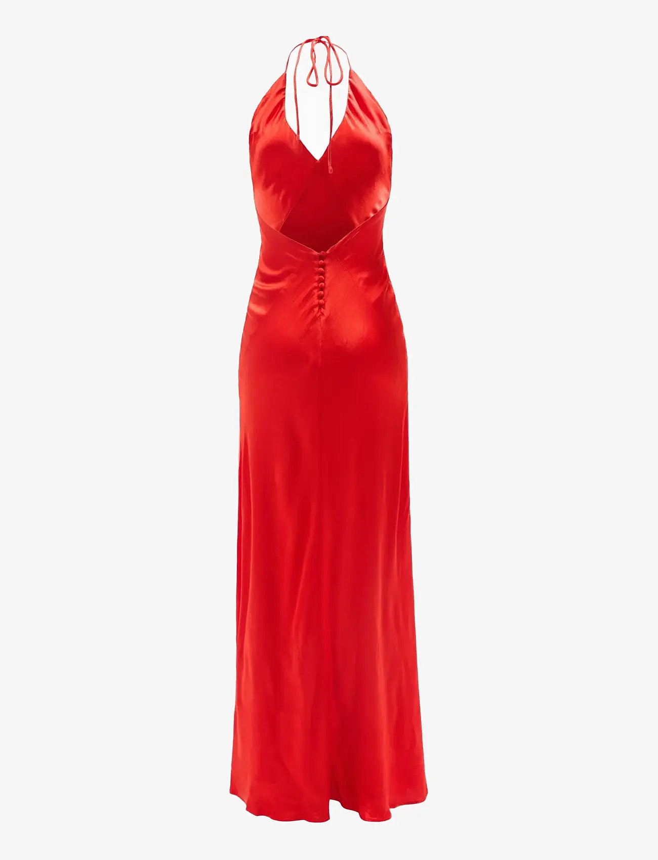 Bardot - YVE HALTER DRESS - aftonklänningar - fire red - 3