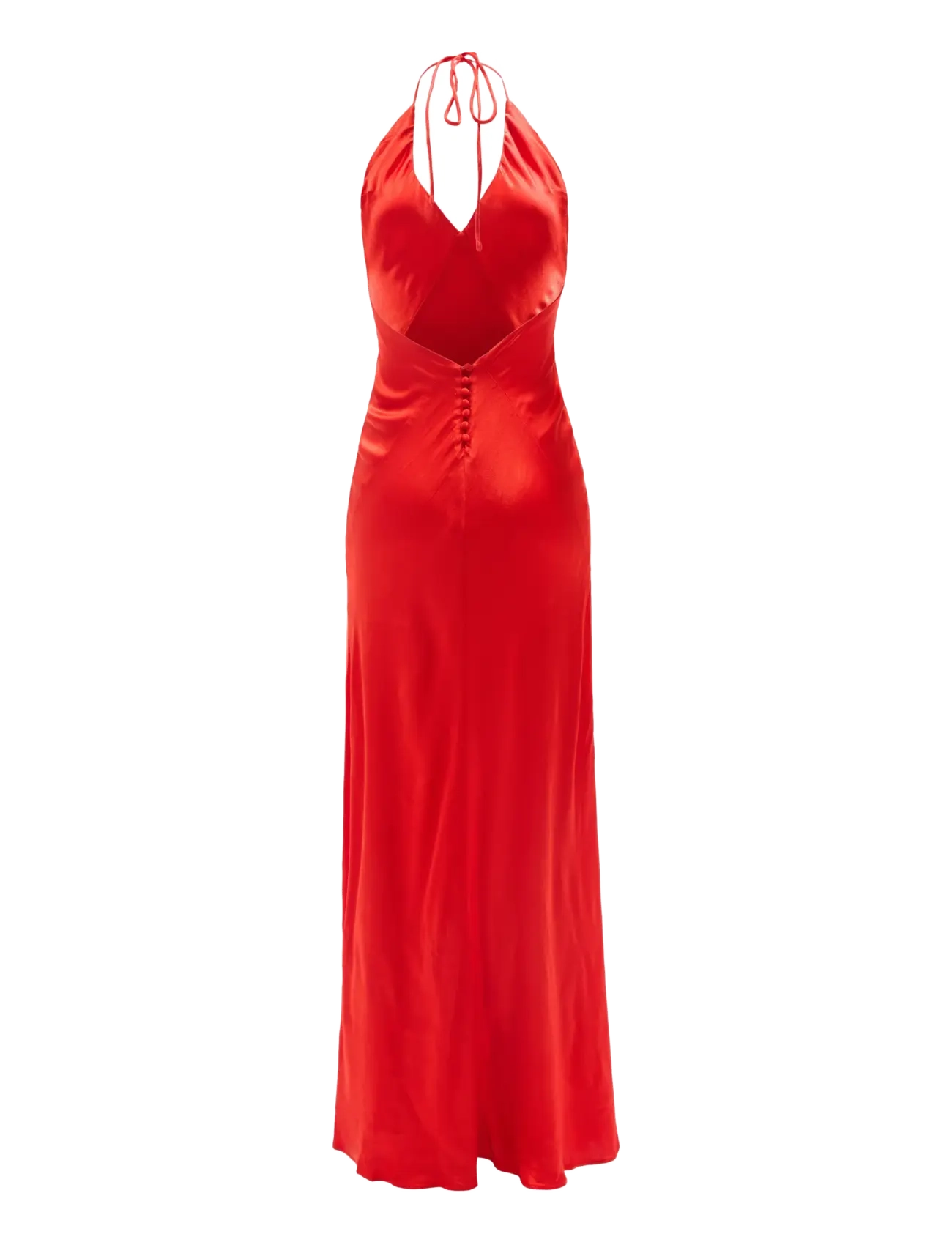 Bardot - YVE HALTER DRESS - Õhtukleidid - fire red - 3