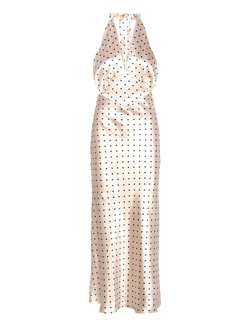 Bardot - CITRON POLKA DOT MIDI DRESS - pidulikud kleidid - ivory spot - 1