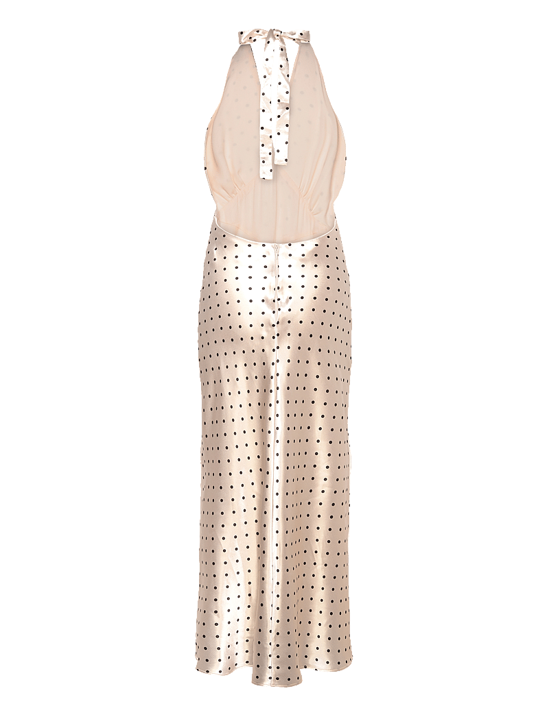 Bardot - CITRON POLKA DOT MIDI DRESS - pidulikud kleidid - ivory spot - 2