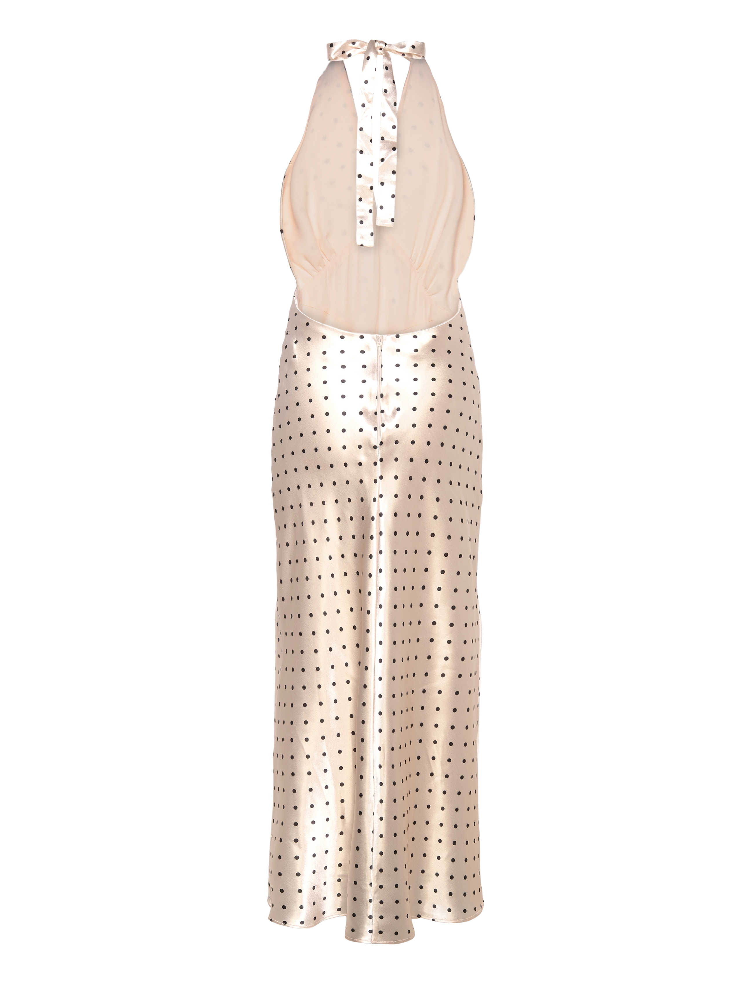 Bardot - CITRON POLKA DOT MIDI DRESS - robes de fête - ivory spot - 2