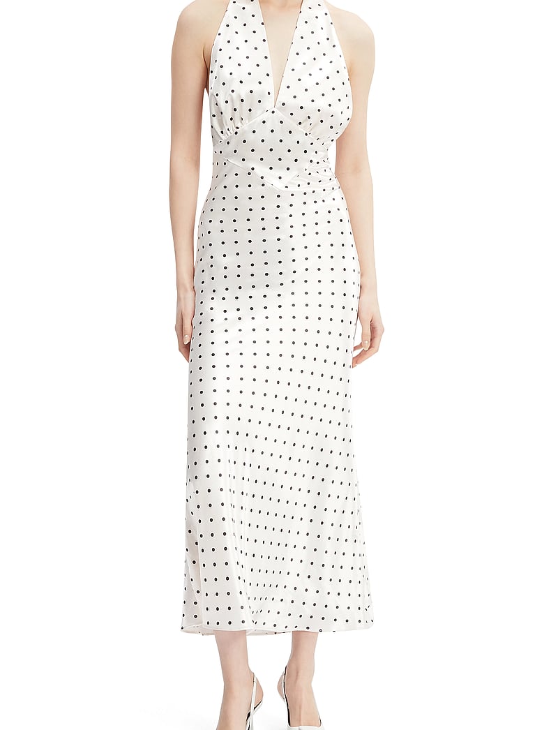 Bardot - CITRON POLKA DOT MIDI DRESS - pidulikud kleidid - ivory spot - 0