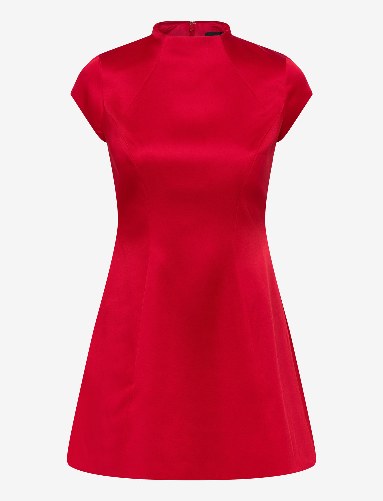 Bardot - DELPHI HOURGLASS SATIN DRESS - festklänningar - deep red - 0