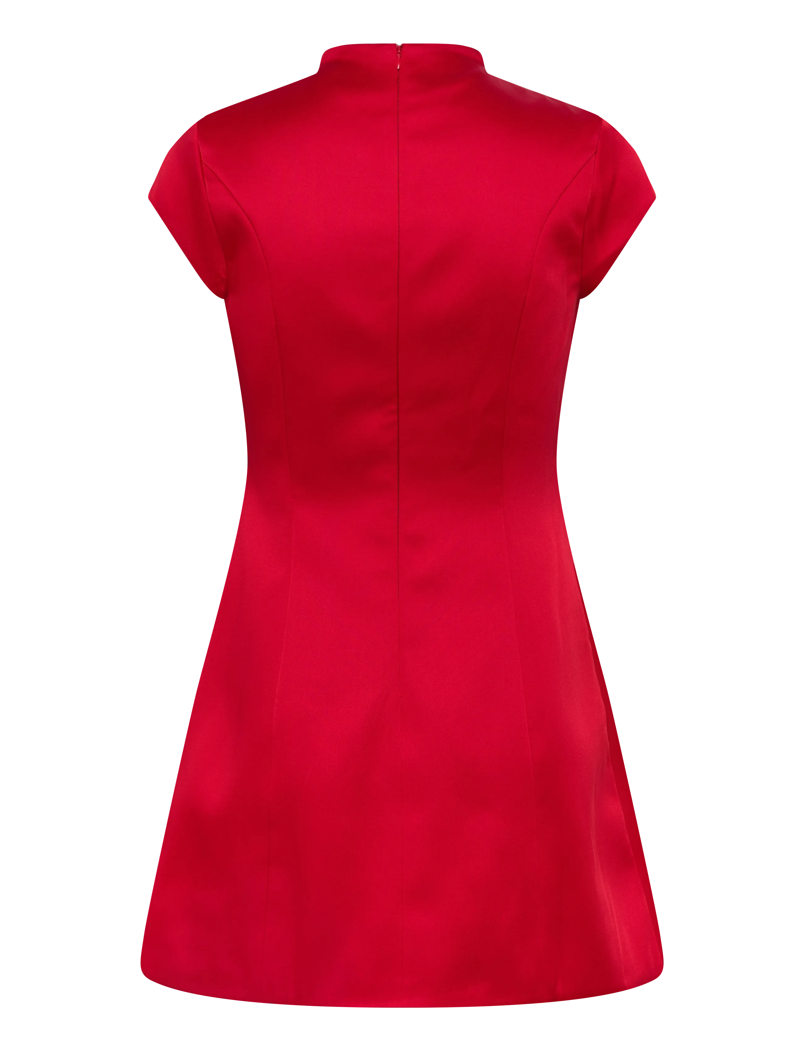 Bardot - DELPHI HOURGLASS SATIN DRESS - festkjoler - deep red - 2