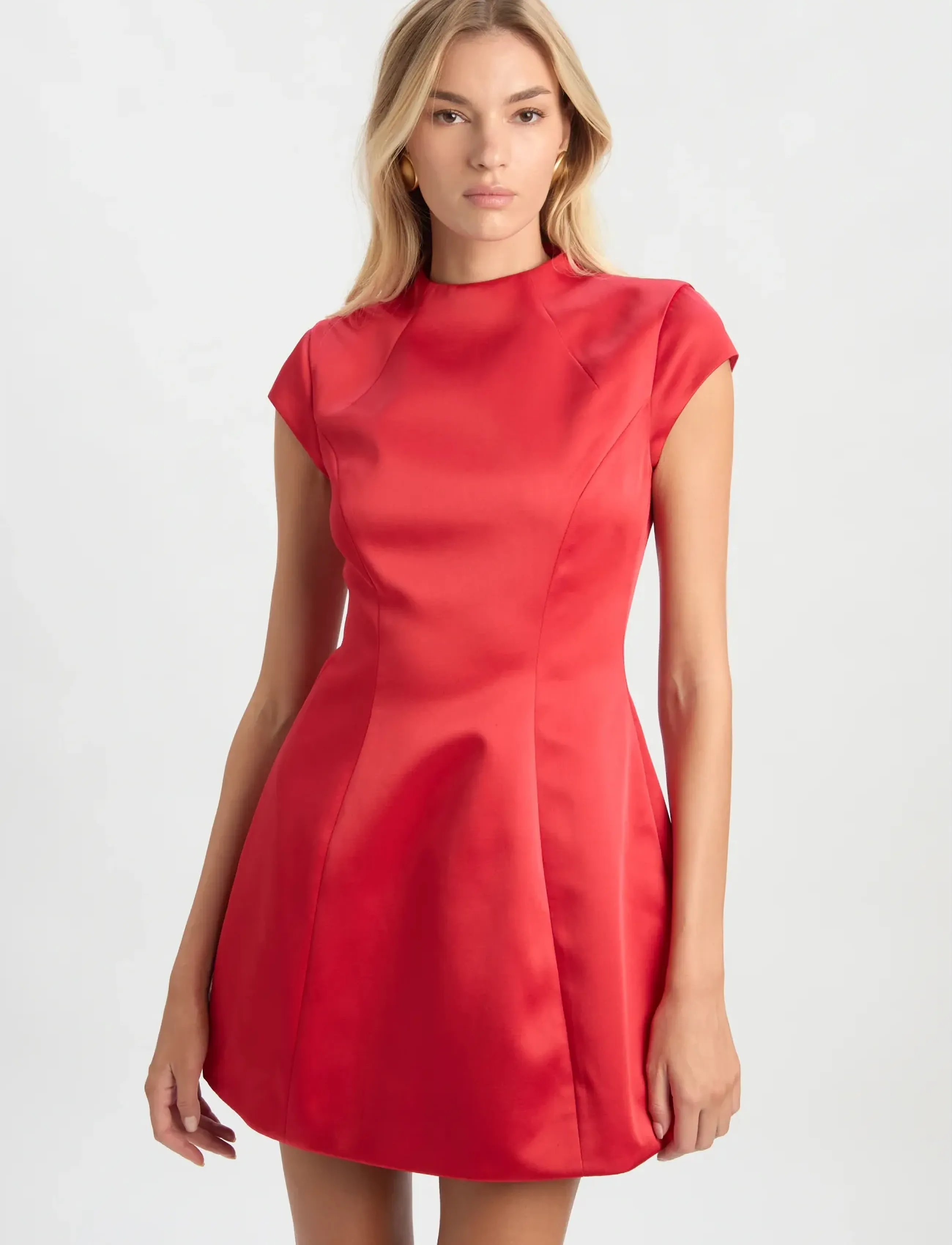 Bardot Delphi Hourglass Satin Dress klänningar dam – bild 5