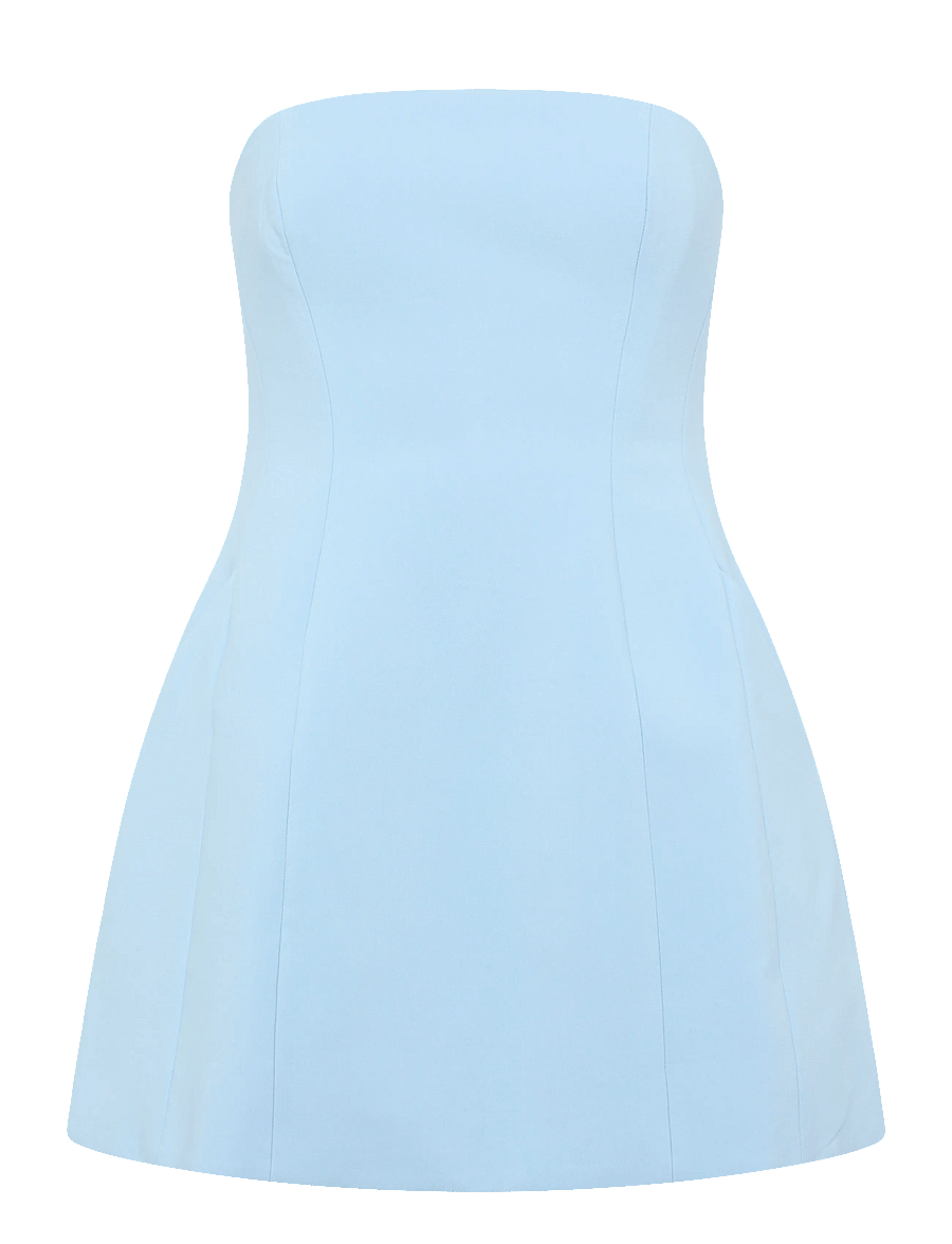 Bardot - KAROLINE HOURGLASS MINI DRESS - cocktailjurken - soft blue - 1