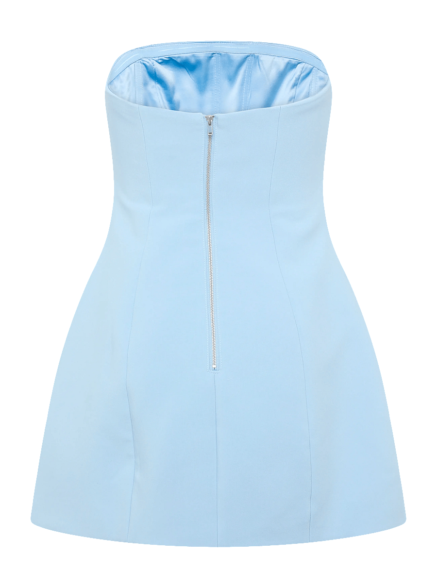 Bardot - KAROLINE HOURGLASS MINI DRESS - cocktailjurken - soft blue - 2