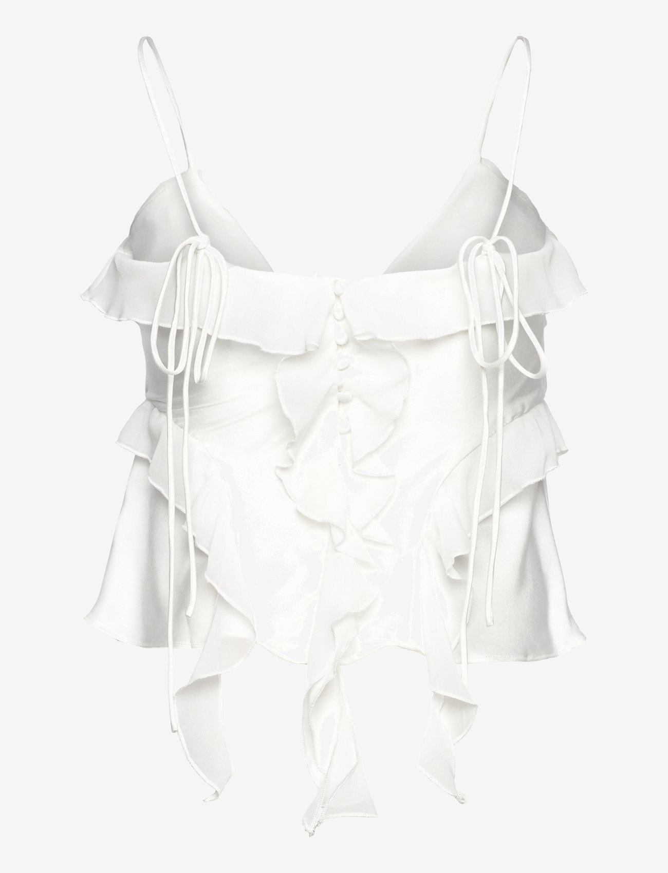 Bardot - MARSELLA RUFFLE CAMI - Ærmeløse bluser - orchid wht - 2