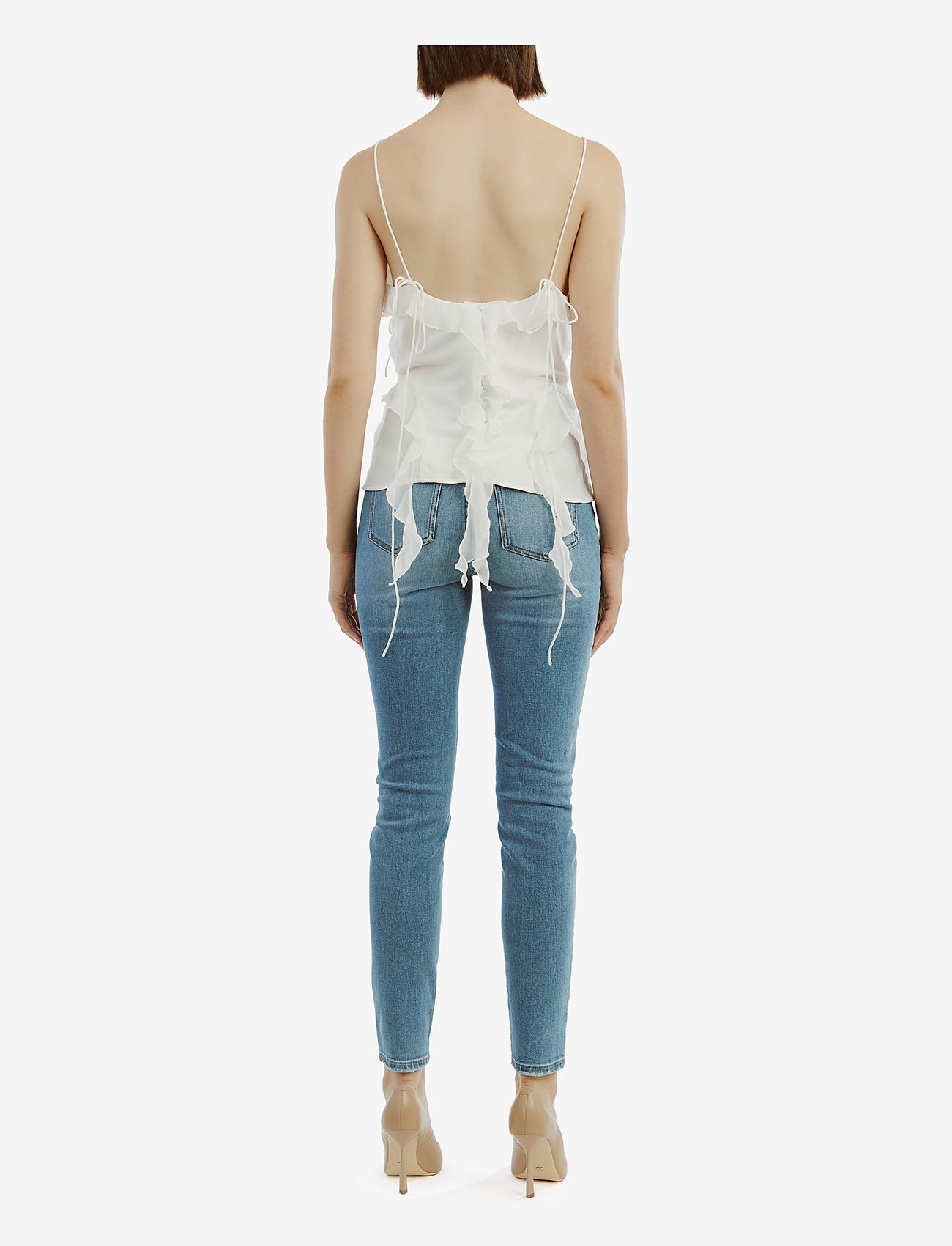 Bardot - MARSELLA RUFFLE CAMI - Ærmeløse bluser - orchid wht - 3