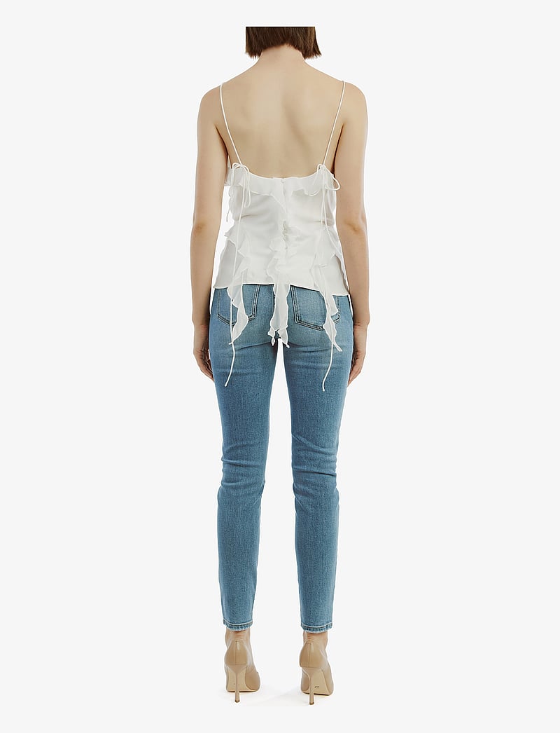 Bardot - MARSELLA RUFFLE CAMI - Ærmeløse bluser - orchid wht - 3