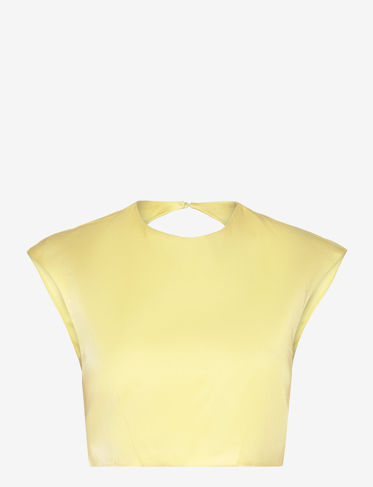 Bardot - ANYA SATIN TOP - Ärmellose blusen - canary yellow - 0