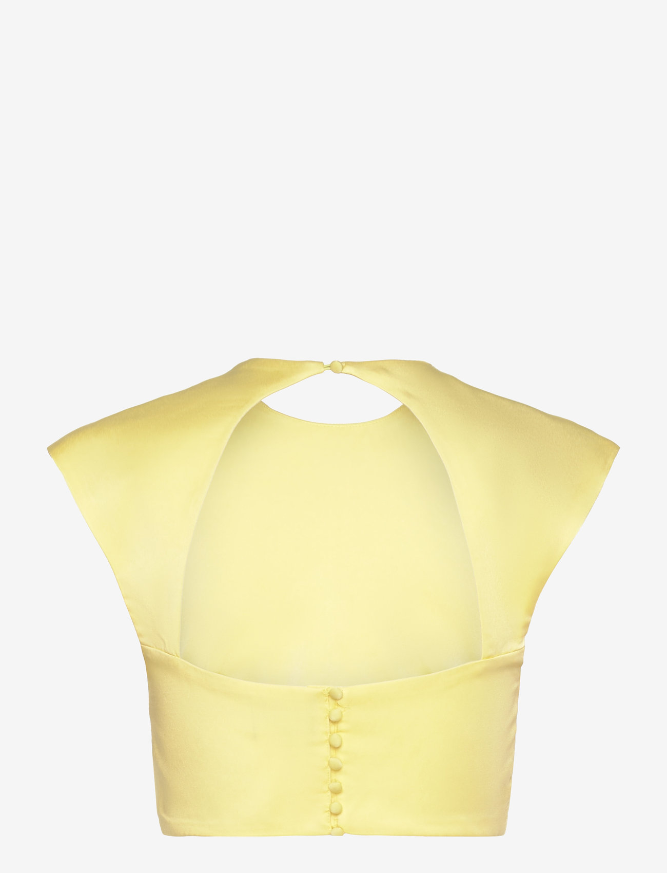 Bardot - ANYA SATIN TOP - Ärmellose blusen - canary yellow - 1