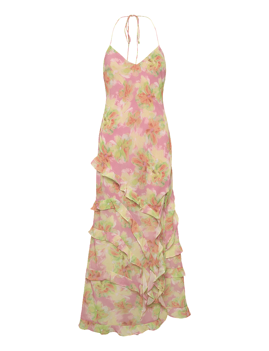 Bardot - CANTARA PRINTED MAXI DRESS - partykleider - pink floral - 1