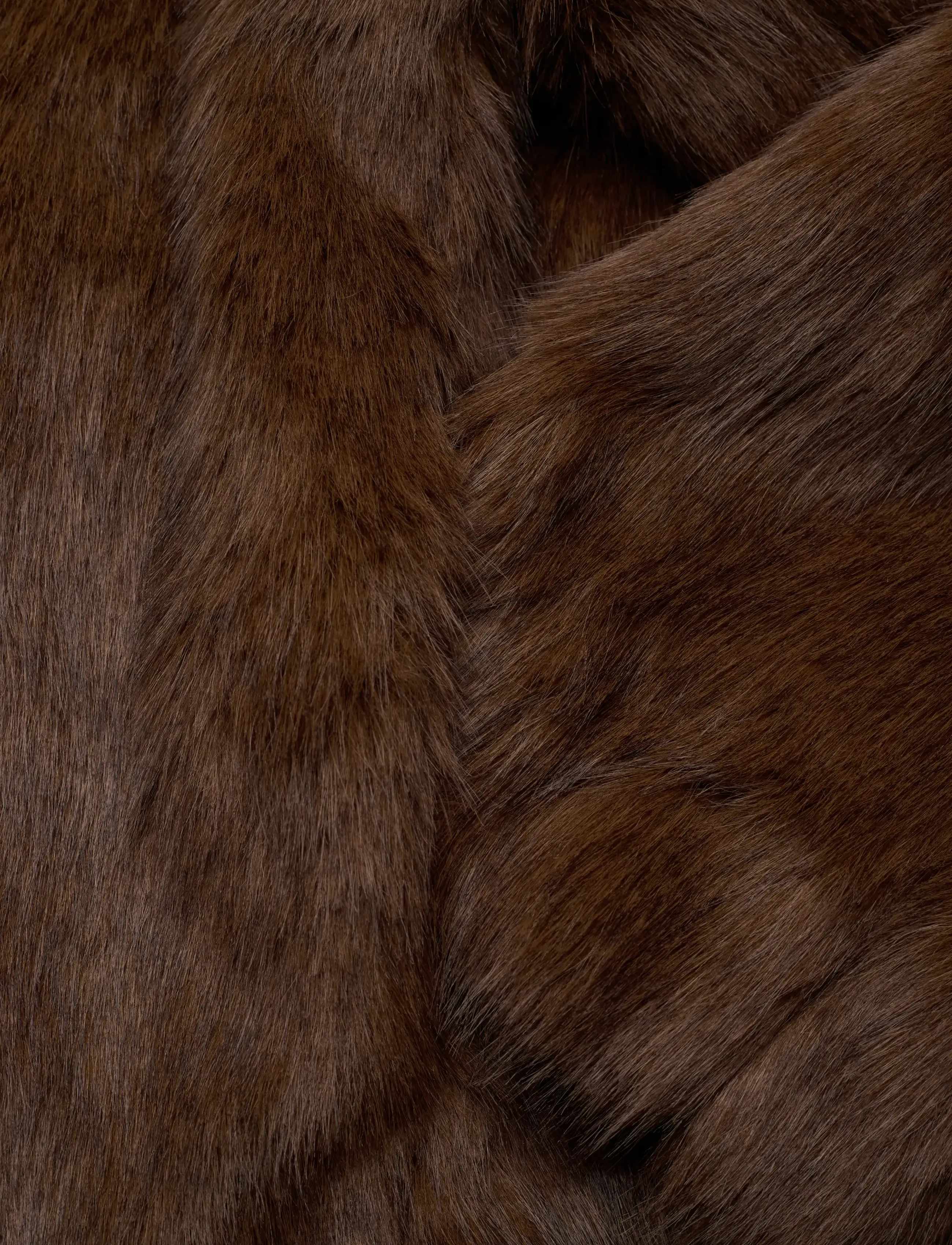 Bardot - SYLVIE ZIP FAUX FUR JACKET - kunstpelz - chocolate - 3