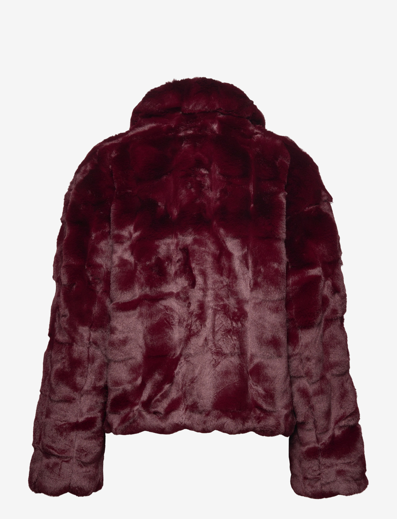 Bardot - SYLVIE ZIP FAUX FUR JACKET - dunjackor - burgundy - 1