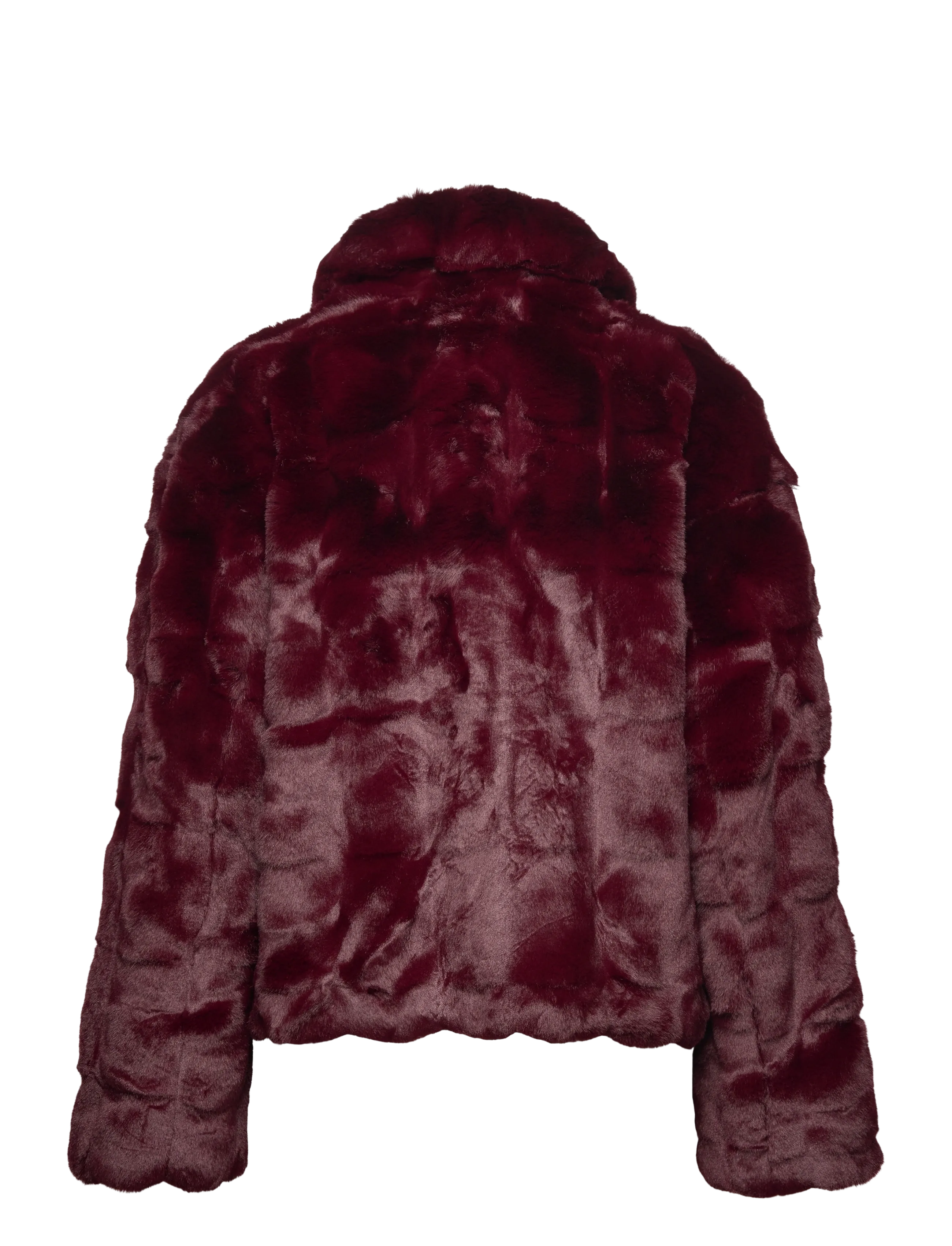 Bardot - SYLVIE ZIP FAUX FUR JACKET - winter jackets - burgundy - 2