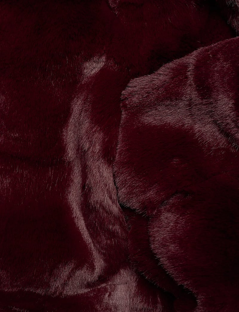 Bardot - SYLVIE ZIP FAUX FUR JACKET - dunjackor - burgundy - 3